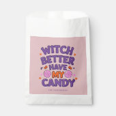 Hexe hat besser meine Süßigkeiten. | Niedlich Past Geschenktütchen (Vorderseite)