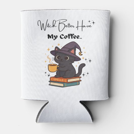 Hexe hat besser meinen klassischen T - Shirt Dosenkühler (Vorderseite)