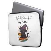 Hexe hat besser meinen klassischen T - Shirt Laptopschutzhülle (Vorderseite Links)