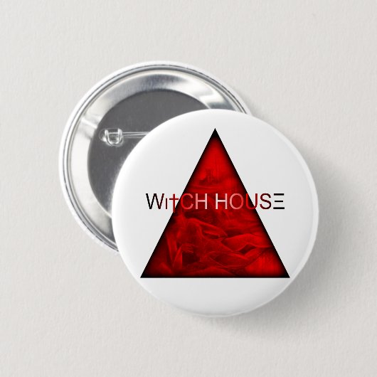 Hexe-Haus Button (Vorne & Hinten)