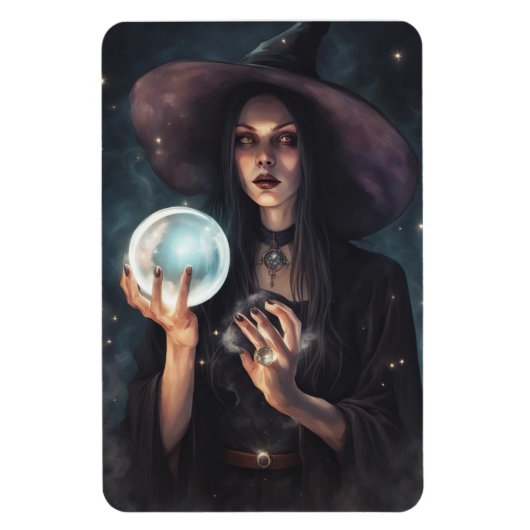 Hexe Hilde Magnet (Vertikal)
