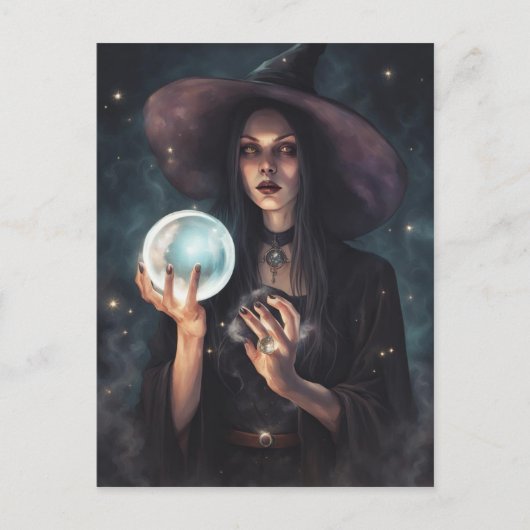 Hexe Hilde Postkarte (Vorderseite)