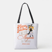 Hexe Hocus Pocus Margarita auf Halloween fokussier Tasche (Rückseite)