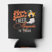 Hexe Hocus Pocus Margarita fokussiert BLK Hallowee Dosenkühler (Vorderseite)