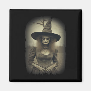 Hexe Horror Creepy Gothic Halloween Magnet
