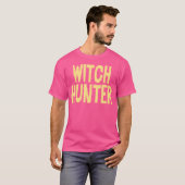 Hexe Hunter Halloween Easy Lazy T-Shirt (Vorne ganz)