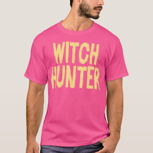 Hexe Hunter Halloween Easy Lazy T-Shirt (Vorderseite)