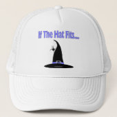 Hexe-Hut-Ball-Kappe Truckerkappe (Vorderseite)