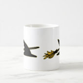 Hexe-Hut u. Besen Kaffeetasse (Mittel)