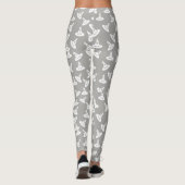 Hexe-Hutconfetti-Leggings - Weiß/Grau Leggings (Rückseite)