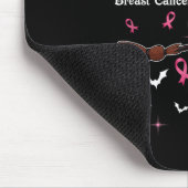 Hexe Ich bin eine Überlebende Halloween Brustkrebs Mousepad (Ecke)