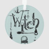 Hexe Illustrative Alte Welt Natur Ornament (Rückseite)