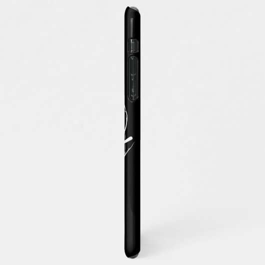 Hexe im Flight Phone Case iPhone Hülle (Linke Seite)