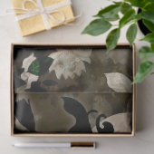 Hexe im Halloween-Mond-Blume Dekoupage Tissue P Seidenpapier (Geschenk)