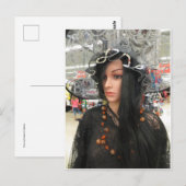 Hexe im Thrift-Store Postkarte (Vorne/Hinten)
