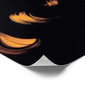 Hexe im Vintage-Stil Poster (Ecke)