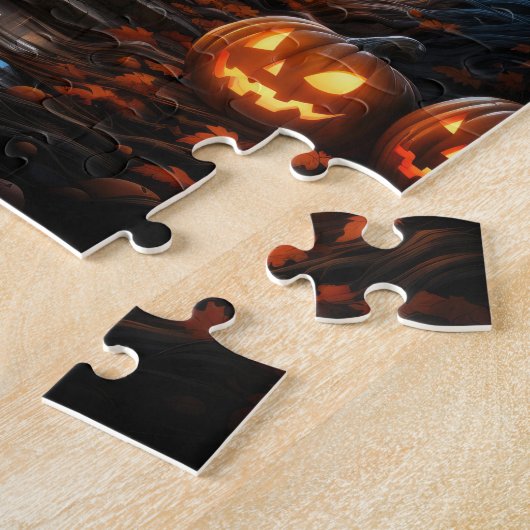 Hexe im WaldHalloween Puzzle (Seite)