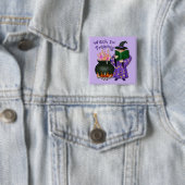 Hexe in der Ausbildung Button (Beispiel)
