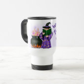 Hexe in der Ausbildung Reisebecher (Vorderseite Links)