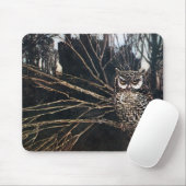 Hexe in der Eulen-Form Mousepad (Mit Mouse)