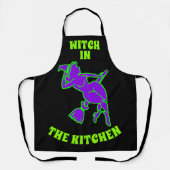 Hexe in der Küche Schürze (Vorderseite)