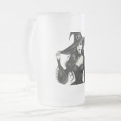 Hexe in der Tasse des Spitzenkostüms (Vorderseite Links)