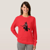 Hexe in leuchtender Rüstung T-Shirt (Vorne ganz)