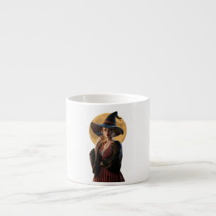 Hexe in Mondlicht-Tasse Espressotasse