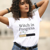 Hexe in Progress Halloween Tri-Blend Shirt