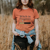 Hexe in Progress Halloween Tri-Blend Shirt