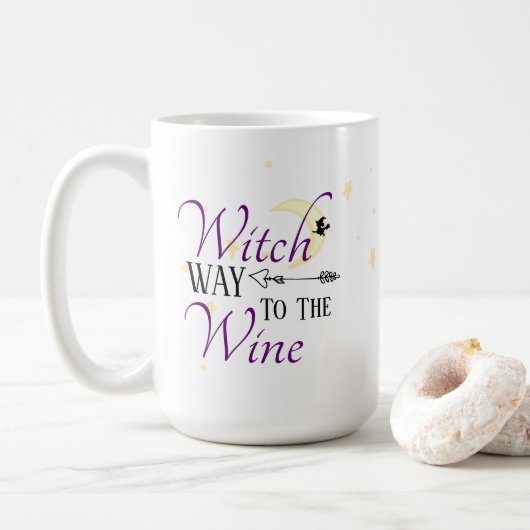 Hexe Kaffeetasse (Mit Donut)