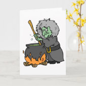 Hexe Karte (Gelbe Blume)