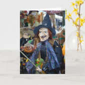 Hexe Karte (Gelbe Blume)