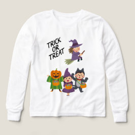 Hexe, Katze, Kinder Halloween-Szene