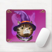 Hexe-Katzen-Gesicht mousepad (Mit Mouse)