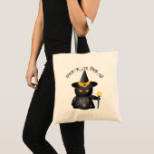 Hexe - Kids Halloween-Beutel Tragetasche (Vorderseite (Produkt))