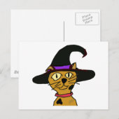 Hexe Kitty Postkarte (Vorne/Hinten)