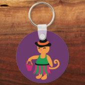 Hexe Kitty Schlüsselanhänger (Vorderseite)