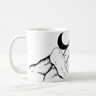 Hexe Klettern am Nachmittag - Mystischer Mond Kaffeetasse