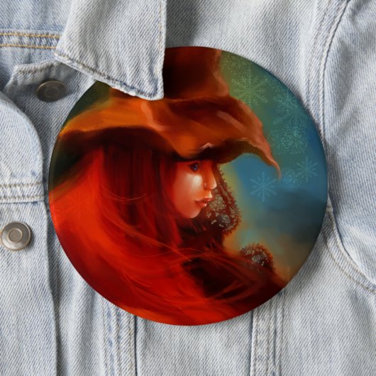 Hexe-Knopf Button (Beispiel)