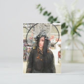 Hexe lagern postkarte (Stehend Vorderseite)