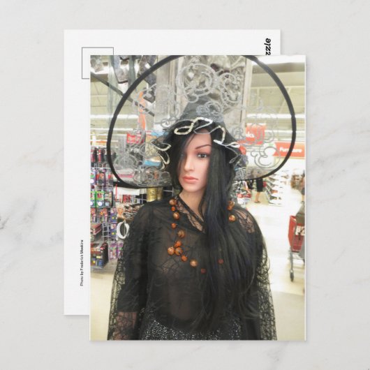 Hexe lagern postkarte (Vorne/Hinten)