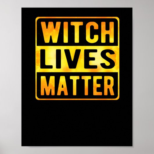 Hexe lebt Funny Halloween Hexe Meme Wiccan Witc Poster (Vorne)