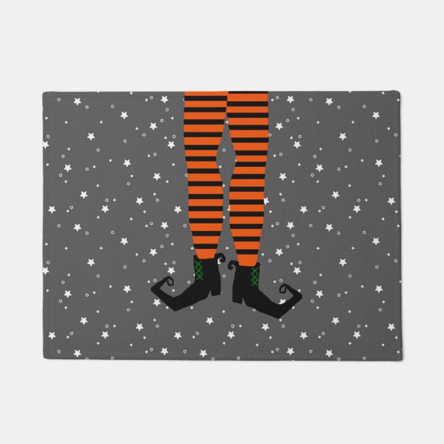 Hexe Legs Halloween Door Mat Fußmatte (Vorderseite)