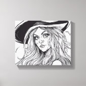 Hexe Leinwanddruck (Vorderseite)