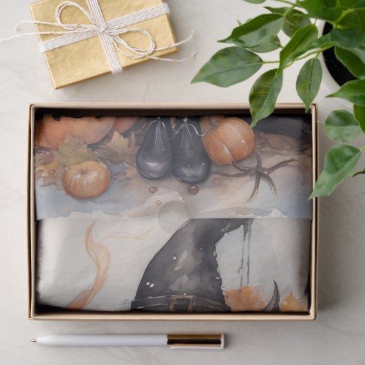 Hexe Mädchen 5 Halloween Dekoupage Seidenpapier (Geschenk)