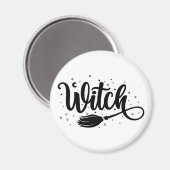 Hexe Magnet (Vorderseite/Rückseite)