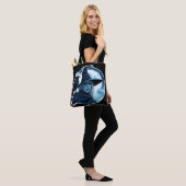 Hexe mit einem Raven - Halloween Fan Fun 2 Tasche (Am Model)