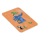 Hexe mit Katze Magnet (Rechte Seite)