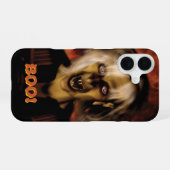Hexe mit Kürbis gewischt. Halloween iPhone 16 Hülle (Rückseite (Horizontal))